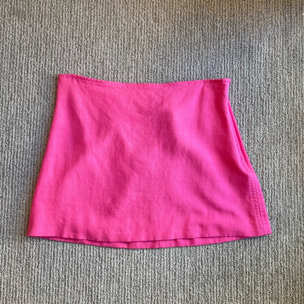 Zara pink mini skirt